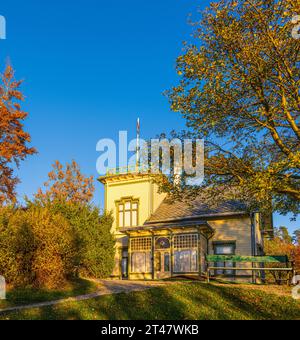 Troldhaugen a Bergen entro l'autunno, nella casa del famoso compositore norvegese Edvard Grieg Foto Stock