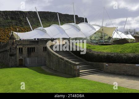 The Dynamic Earth, Science Centre and Planetarium Building, Edinburgh City, Scozia, Regno Unito Foto Stock