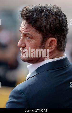 Roma, Italia. 29 ottobre 2023. ROMA, ITALIA - OTTOBRE 29: Gerard Butler partecipa a un Red carpet al 21° Alice nella città durante il 18° Festival del Cinema di Roma il 29 ottobre 2023 a Roma (foto di Luca Carlino/NurPhoto) crediti: NurPhoto SRL/Alamy Live News Foto Stock
