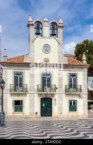 Antigos Paque do Concelho (vecchio municipio), Praka 5 de Outubro, Cascais, regione di Lisbona, Portogallo Foto Stock