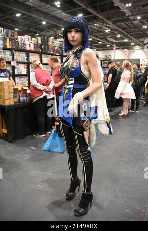 Excel London, Regno Unito. 29 ottobre 2023. MCM Comic con London 2023 all'Excel di Londra, Regno Unito, è frequentato da migliaia di persone che indossano i loro costumi preferiti. Credito: Vedere li/Picture Capital/Alamy Live News Foto Stock