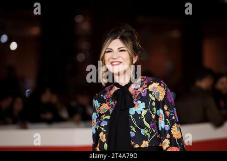 ROMA, ITALIA - OTTOBRE 29: Nadia Rinaldi partecipa ad un Red carpet per il film "SuburraEterna" durante il 18° Festival del Cinema di Roma presso l'Auditorium Parco Dell Foto Stock