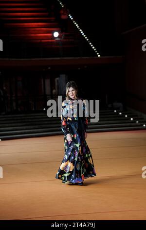 ROMA, ITALIA - OTTOBRE 29: Nadia Rinaldi partecipa ad un Red carpet per il film "SuburraEterna" durante il 18° Festival del Cinema di Roma presso l'Auditorium Parco Dell Foto Stock