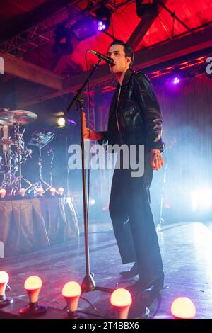 Seattle, Stati Uniti. 28 ottobre 2023. Il musicista Stephen Sanchez allo Showbox SODO il 28 ottobre 2023, a Seattle, Washington (foto di Daniel DeSlover/Sipa USA) credito: SIPA USA/Alamy Live News Foto Stock