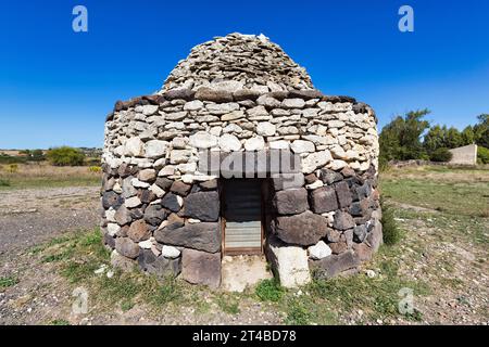 Nuraghe Santu Antine, cultura di Bonnanaro, sito archeologico vicino Torralba, Sassari, Sardegna, Italia Foto Stock