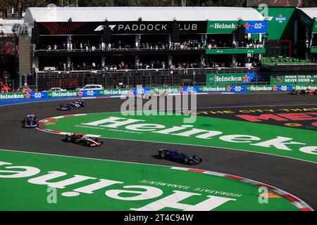 Città DEL MESSICO, Messico. 29 ottobre 2023. Vista del circuito e costruzione del club Paddock durante il Gran Premio di F1 messicano tenutosi nel Parco Magdalena Mixhuca nell'autodromo Hernando Rodriguez, Gran Premio di Formula 1 del Messico, Gran Premio di Formula 1 del Messico nel 2023, Formel 1 a Mexiko, Gran Premio del Messico di formule 1, immagine a pagamento, copyright © Ulises CUEVAS/ATP Images (CUEVAS Ulises/ATP/SPP) credito: SPP Sport Press Photo. /Alamy Live News Foto Stock