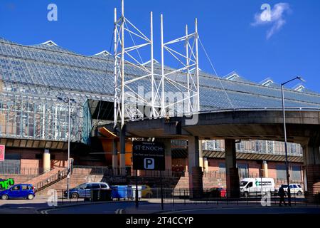 Centro commerciale St Enoch e parcheggio auto, Glasgow, Scozia, Regno Unito Foto Stock