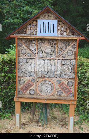 Bee hotel, Insect hotel, Germania Foto Stock