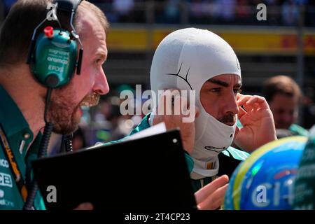 Città del Messico, Mexiko. 29 ottobre 2023. 29 ottobre 2023, autodromo Hermanos Rodriguez, città del Messico, Formula 1 Gran Premio De la Ciudad de Mexico 2023, nella foto Fernando Alonso (ESP), Aston Martin Aramco Cognizant Formula 1 Team Credit: dpa/Alamy Live News Foto Stock