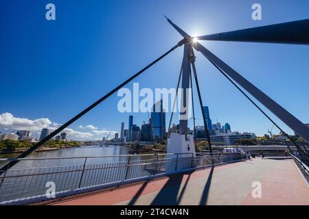 Ponte di buona volontà in Brisbane Australia Foto Stock