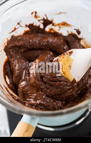 Biscotto di Natale-cutter menta piperita fudge Foto Stock