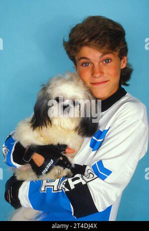 BRIAN GREEN;attore mericano, meglio conosciuto per la sua interpretazione di David Silver nella serie televisiva Beverly Hills, 90210 ; 1988 ; Credit: Lynn McAfee / Performing Arts Images www.performingartsimages.com Foto Stock