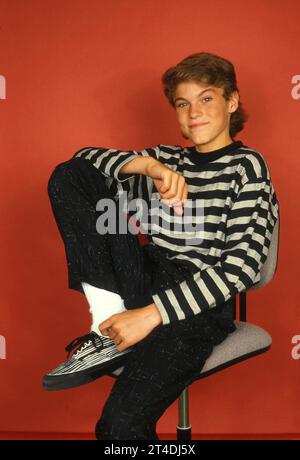 BRIAN GREEN;attore mericano, meglio conosciuto per la sua interpretazione di David Silver nella serie televisiva Beverly Hills, 90210 ; 1988 ; Credit: Lynn McAfee / Performing Arts Images www.performingartsimages.com Foto Stock