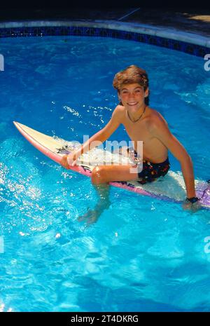 BRIAN GREEN;attore mericano, meglio conosciuto per la sua interpretazione di David Silver nella serie televisiva Beverly Hills, 90210 ; 1988 ; Credit: Lynn McAfee / Performing Arts Images www.performingartsimages.com Foto Stock