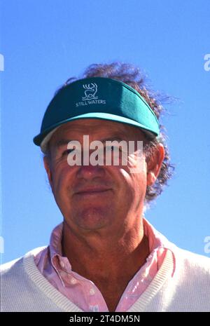 GENE HACKMAN;nato il 30 gennaio 1930 ; attore e romanziere in pensione americano ; giocare a golf ; credito: Lynn McAfee / Performing Arts Images www.performingartsimages.com Foto Stock