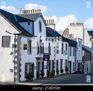 Burts Hotel, Market Square, Melrose, Roxburghshire, Scozia, REGNO UNITO Foto Stock