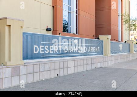 Desert Diamond Arena è una struttura di intrattenimento al coperto che apparteneva ai Phoenix Coyote's e parte del Westgate Entertainment District. Foto Stock