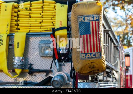 Oakham, Paxton, Rutland e West Boylston Fire Training Center. Foto Stock