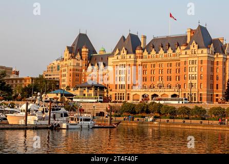 Fairmont Empress, Victoria, Vancouver Island Foto Stock