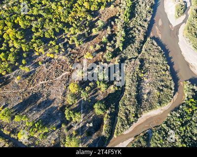 Coors Bosque Trails, Rio grande, Albuquerque, NEW MEXICO, USA Foto Stock