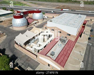 Stabilimento NWWRF per la bonifica delle acque della città di Mesa, Arizona, Stati Uniti Foto Stock