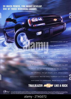 Vintage 'Time' Magazine 17 febbraio 2003 Issue Advert, USA Foto Stock