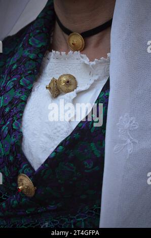 Sant'Antioco, Sardegna - 04.16.2018: Processione religiosa di Sant'Antioco Foto Stock