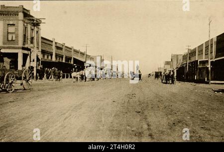 A New Town in the Panhandle dal libro Texas, the Marvelous, the state of the Six Flags; di Nevin otto Winter pubblicò The Page Company 1916 , con resoconti dell'insediamento spagnolo e della fondazione delle missioni indiane; The Unfortunate Expedition and Death of la Salle ; The Romance of ITS Early Settlement and Stories of ITS Hardy Pioneers ; The Nine Year Republic of Texas ; Stephen F. Austin e Sam Houston ; 'Remember the Alamo'; The Development of the Cattle Ranches ; The Great Ranches and a visit to a Million-acre Ranch ; The Growing Cities; la riabilitazione di Galveston; al Foto Stock