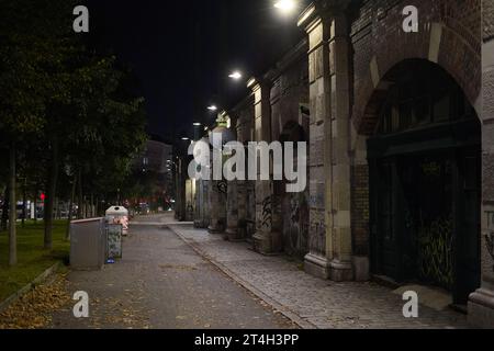 Impressioni di 'Gürtel' di notte, Vienna, un'arteria di Vienna e un miglio centrale della vita notturna di Vienna Foto Stock