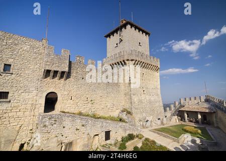 Fortezza di Guaita a San Marino. Foto Stock