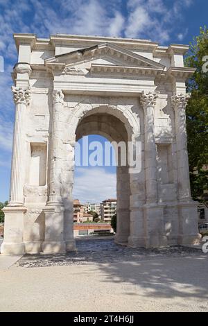 Arco dei Gavi a Verona, Italia. Foto Stock