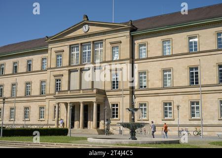 Neue Aula, Eberhard Karls Universität, Geschwister-Scholl-Platz, Tübingen, Baden-Württemberg, Deutschland *** New Assembly Hall, Eberhard Karls University, Geschwister Scholl Platz, Tübingen, Baden Württemberg, Germania Foto Stock