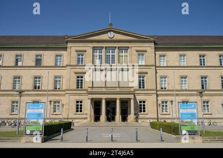 Neue Aula, Eberhard Karls Universität, Geschwister-Scholl-Platz, Tübingen, Baden-Württemberg, Deutschland *** New Assembly Hall, Eberhard Karls University, Geschwister Scholl Platz, Tübingen, Baden Württemberg, Germania Foto Stock
