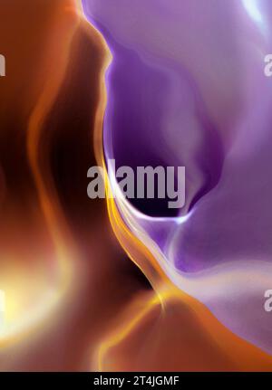 Colorful Liquid Abstract Foto Stock