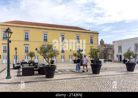 Cittadella di Cascais (Cidadela de Cascais) nella Fortezza Nossa Senhora da Luz de Cascais, Avenue Dom Carlos, Cascias, regione di Lisbona, Portogallo Foto Stock