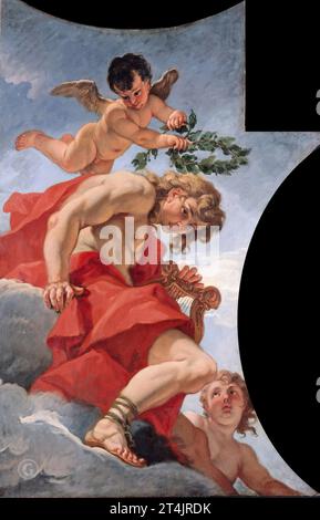 Sebastiano Ricci (1659-1734) - gli dei dell'Olimpo - Apollo Foto Stock