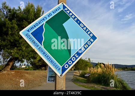 Il Vasona Lake County Park and Reservoir, Los Gatos, CALIFORNIA Foto Stock