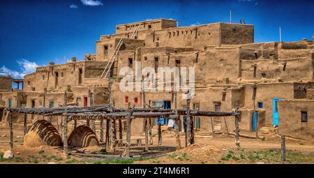 Taos, Pueblo Foto Stock