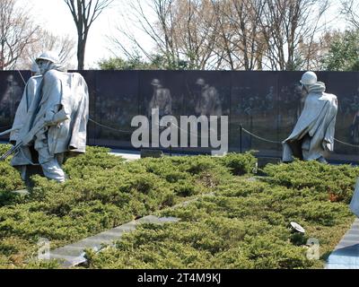 Korean War Memorial, Washington DC Foto Stock