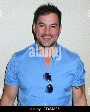 Los Angeles, USA. 31 ottobre 2023. “General Hospital” e “Days of Our Lives”, l’attore Tyler Christopher, 50 anni, è morto a seguito di un evento cardiaco nel suo appartamento di San Diego, California, il 31 ottobre 2023. -------------------------------------------------- Tyler Christopher Official Daytime Emmy Gifting Suite si è tenuto al Westin Bonaventure Hotel il 30 aprile 2016. @Steven Bergman Credit: AFF/Alamy Live News Foto Stock