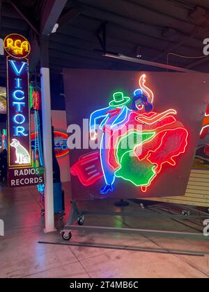 Museum of Neon Art, Glendale, California, USA Foto Stock