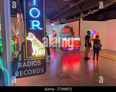 Museum of Neon Art, Glendale, California, USA Foto Stock