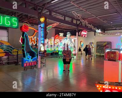 Museo di Neon Art, Glendale, California Foto Stock