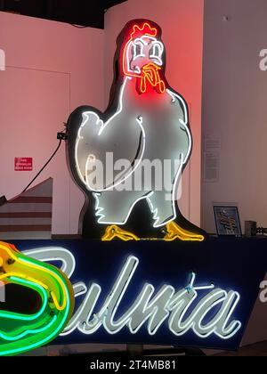 Museo d'arte al neon di Glendale, California, USA, Foto Stock