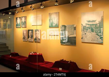 Luannan - 14 giugno: Sala espositiva PingJu nella sala commemorativa ChengZhaoCai, il 14 giugno 2015, contea luannana, provincia di hebei, Cina Foto Stock