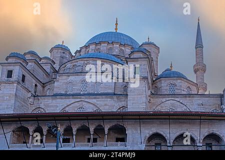 Famosa moschea Blu Sultan Ahmed a Istanbul Foto Stock