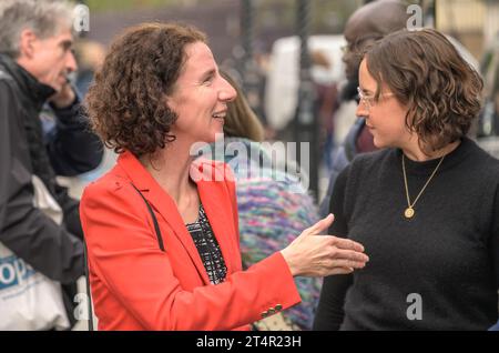 Anneliese Dodds MP (Lab: Oxford East) Shadow Secretary of State for Women and Equalities, Westminster, ottobre 2023 Foto Stock