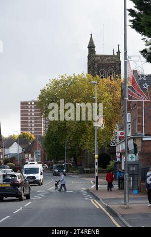 Halesowen Road, Old Hill, West Midlands, Inghilterra, Regno Unito Foto Stock