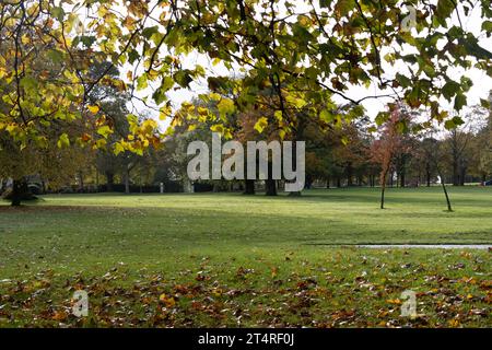 Lightwoods Park in autunno, Bearwood, Birmingham, West Midlands, Inghilterra, REGNO UNITO Foto Stock