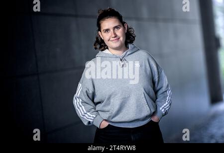 Berlino, Germania. 31 ottobre 2023. Katharina Stolla, presidente della Green Youth. Credito: Britta Pedersen/dpa-Zentralbild/dpa/Alamy Live News Foto Stock